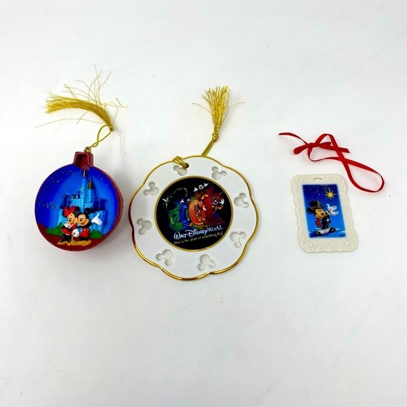 Disney Christmas Ornaments Bundle - Picture 1 of 9